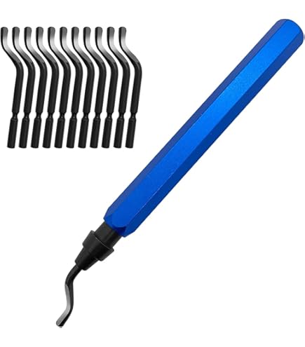 Sbavatore Manuale Universale A 360° Rotante Con Lame Di Ricambio HSS - Per Stampanti 3D, Tubi In Metallo E Plastica