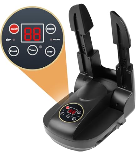 Sèche-Chaussures Électrique Antibactérien Avec Minuterie - Portable Et Réglable - 6