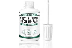 Tailgenci Måla kakel badrum, 30 ml halvblank vägg retuscheringsfärg, reparation av repor flisar märken, enkel applicering flaska vägg keramik metall trä apparater