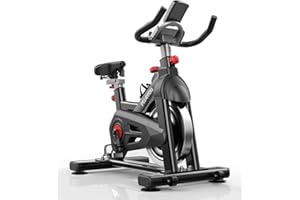 FOXHUNTER FIT4YOU Exercise Bike Indoor Cycling Home Gym Workout Cardio Fitness Adjustable Resistance LCD Monitor FH-EB07