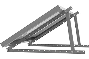 enjoy solar triangles aluminium support réglable avec angle d'inclinaison 20° -60° pour panneau solaire module solaire, largeur du module jusqu'à 680mm( incl. vis et écrous)