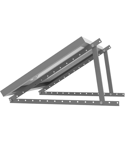 Eufy Security Supporto Solare Regolabile HOLACA - Per Pannelli Ad Anello Arlo/Wyze/Eufy - Acciaio Inox Enel X Fotovoltaico Balcone - 5
