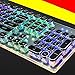 Produktbild GG PB Dampf-mechanische Tastatur Retro-Metall-Swing-Spiel-Tastatur-runde Schlüssel-Kappe 104 Schlüssel-grüne Welle-Auszug-Welle,Weiß,520 * 230 * 65mm
