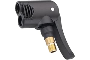 CEXUN tyre inflator connector,air line tyre inflator,Mandrin gonflable de conversion de pompe à air de voiture,2 en 1 bouche américaine bouche française voiture moto vélo gonflable(ne peut pas se dégonfler)
