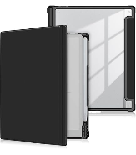 GIOPUEY Coque Pour Boox Tab Mini C 7.8, Coque Arrière En TPU Souple, Housse Mince, Protection Airbag Étui Compatible Avec Boox Tab Mini C 7.8- Transparent