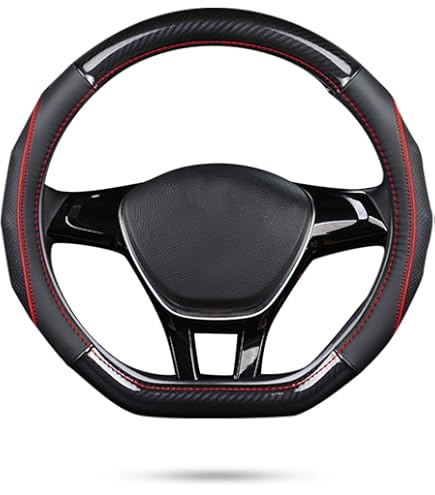 VLMCAR-Carbon Fiber Steering Wheel Trim Cover For Seat Cupra Ateca MK4 2023 With Paddles Private Custom Leon Cupra