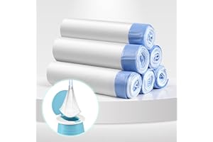 VISATOR Lot de 90 Sacs de Rangement Portables Universels Avec Cordon de Serrage Pour Enfant en Bas âge, Siège de Toilette, Sacs de Nettoyage Jetables Pour Enfants, Tout-Petits, Adultes, Animaux