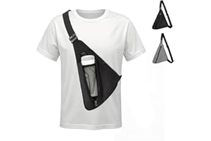 OSOCE Diebstahlsichere RFID-Brusttasche Unisex - Umhängetasche für Damen & Herren mit Anti-Diebstahl Reißverschluss - Leichte Crossbody Bag für Reisen, Sport, Alltag