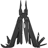 LEATHERMAN Surge Multi-Tool with 21 Versatile and Strong Tools, black, 831334