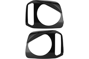 SUPYINI Frontscheinwerfer-Abdeckungs-Zierleiste, Auto-Scheinwerfer-Zierleiste, 2-teiliges Auto-Frontscheinwerfer-Abdeckungs-Scheinwerfer-Zier-Dekor, Kompatibel mit Suzuki Jimny