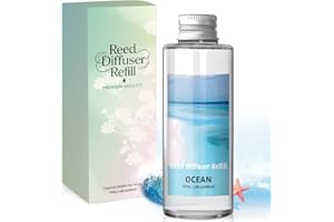 Scent-Hi Reed Diffuser Refill Oil 200ml, Ocean Scented Oil Refill for Reed Diffuser, Home Fragrance for Home & Office Decor