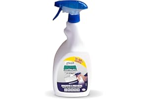 Ariasana Smuffer L'antimuffa Igienizzante, Rimuovi muffa spray contro funghi, alghe e muschi, Fungicida spray cantina e cucina, per interni ed esterni, 1x250ml+50% GRATIS