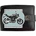 Produktbild Yamaha MT 125 Schwarz Bild auf KLASSEK Marken RFID Herren Geldbörse Portemonnaie Echtes Leder Motorrad Bike Zubehör Geschenk mit Metall Box NICHT OFFIZIELLE YAMAHA Produkte