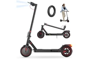 iScooter Electric Scooter, 350W Motor i8/i9 Electric Scooters Adult with Cuise Control, 20-30KM Range, 8.5Inch Tires, 3 Speed Mode, Double Braking System Fast E Scooter for Adults and Teens