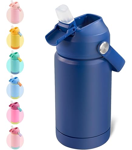 thumbnail image 2 of Capybara Water Bottle 500ml, Cute Insulated Stainless Steel With Lid 2 of 12