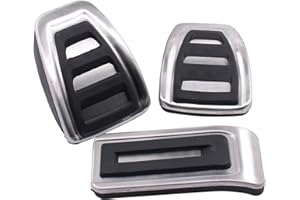 DOO ENGY Pedalabdeckung Pedalkappen Pedalsatz Fußpedal Bremspedal Gaspedal Kupplungspedal Pedale Abdeckung Pedalauflage Schaltgetriebe für Transporter T5 Transporter T6 Mul-tivan T5 Mul-tivan T6 Mul-tivan T7