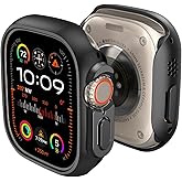 Spigen Apple Watch 49mm Ultra 3/2/1 ile Uyumlu Kılıf Thin Fit Ultra İnce ve Hafif Siyah Kapak - ACS05458 (Spigen TR Garantili
