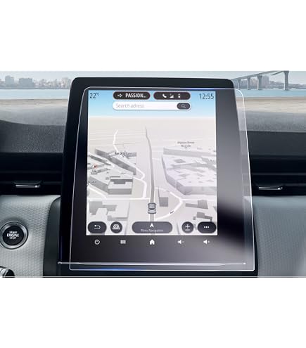 2 Pellicole Protettive PET Per Renault Clio 5, Zoe, Captur 2, Arkana – Schermo 9,3” EasyLink, Antigraffio 4H