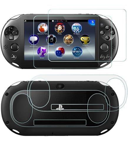 SNNC Playstation Vita 2000 Full Cover Skin Crystal Clear Hard Case