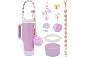 YISKY Accessori di Stanley Cup, Stanley Cup Accessori Set, Stanley Borraccia Accessori, Protezione in Silicone per la Stanley Cup, Stanley Cup Spill Stopper, per Stanley Cup 800 e 1100 ml