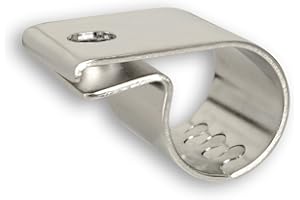 HANSEN STYLING PARTS Abrazadera de tubo de acero inoxidable universal de 41 a 43 mm de diámetro para barra de lámpara, barra frontal, barra enrollable, etc. 41-43 mm ~