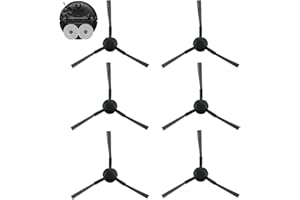 TOALUEA 6 Pièces Brosses Latérales pour Dreame X30 Ultra/L10s Pro Ultra Heat, Rechange Bross Latérales pour L20 Ultra/L10s Ultra Gen 2/E30 Ultra/L40 Ultra AE/Mova S10 Aspirateurs Robots Silicone Souple