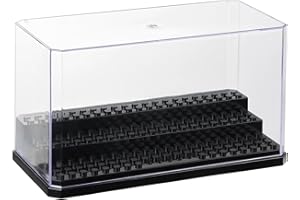 Neuytiky Vetrina per Minifigure, Acrilico Impilabile Modello Vetrina Minifigures Building Block Vetrina, Vetrina Acrilica, Vetrina Antipolvere per Giocattoli