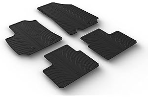 Gledring Tappetini in Gomma Compatibile con Renault Arkana 2020- (Profilo T 4-Parti + Clip di Montaggio)