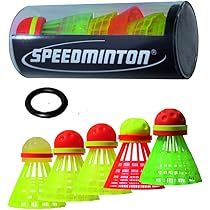 Speed Badminton Crossminton Infantil Set Junior Speedminton - Bádminton De Velocidad Para Niños, 2 Raquetas Y Speeder Diversión Familiar Exterior