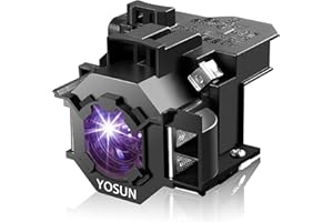 YOSUN Lámpara de proyector para Epson ELPLP42 V13H010L42 EB-410WE EMP-280 EMP-400WE EMP-410We EMP-822 EMP-822H EMP-83 EMP-83C EMP-83H EMP-83HE EMP-X56 EMP-x68 Lámpara de proyector para
