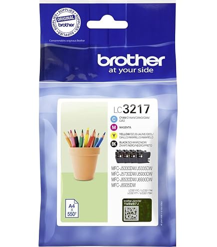 Originale Cartucce per stampante per Brother MFC-J5330DW, MFC-J5335DW, MFC-J5730DW, MFC-J5930DW, MFC-J6530DW, MFC-J6930DW, MFC-J6935DW incl. Penna - 4er Pacco