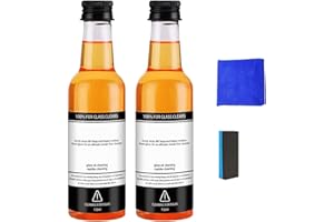 HIXIDELI Car Glass Oil Film Stain Removal Cleaner, 150ML AutoGlass Oil Film Remover, Automotive Glass Oil Film Cleaner, Oil Film Remover for Car Window, Remove Dirt Invisible Glass Cleaner Natural Spray