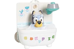Toomies Bluey - Ducha y baño de Burbujas Interactivo con Ducha de Agua y formación de Espuma, promueve la motricidad Fina, para niños a Partir de 18 Meses