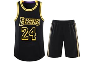 VVNHJA Kids Boys Basketball 2-Piece Basketball Performance Tank Top and Shorts Set Basketball Kits for Boys Teens Kids Basketball Kit Boys' Basketball Vests Jersey and Short Men Training Set