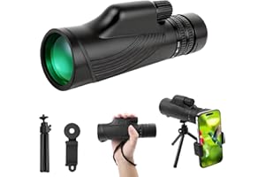 hommova 10-30X42 Zoom Monocular Kit, BAK4 Prisms and FMC Lens Monoculars for Adults Bird Watching Hiking Camping
