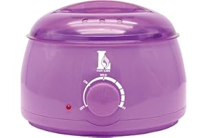 LAZY LADY Chauffe-cire électrique pour l'épilation professionnelle - Épilation cire adaptée à la maison Spa Visage Bras Aisselles Jambes - 500ml (Violet)