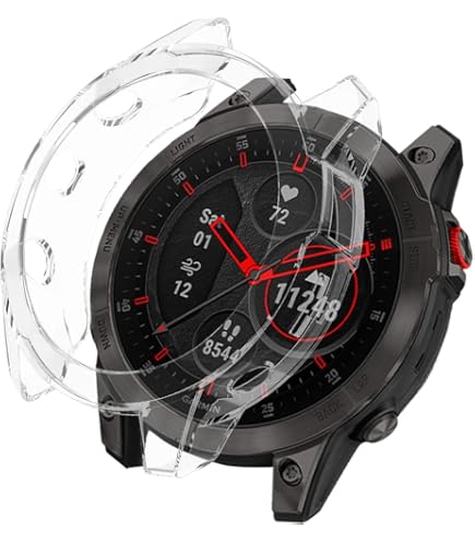 Cover Protettiva Per Garmin Enduro 3 - TPU Morbido, Antigraffio, Nero - Foto 6