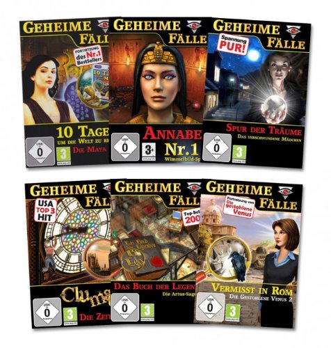 Preisvergleich Produktbild Geheime Fälle (6er Bundle)