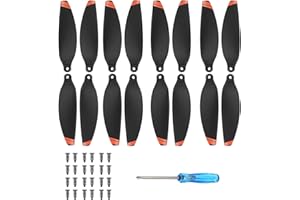 ISOI DJI Mavic Mini 2 Propeller, 16 Pcs DJI Mini 2 Propeller Ersatzklingen, DJI Mini SE Zubehör für Drohne, Ersatzpropeller, geringes Gewicht, geräuscharm, stabiles Flugdrohnenzubehör