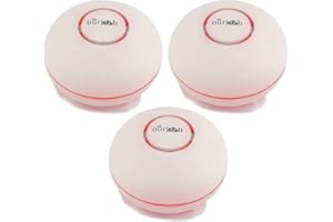 Water Leak Detector -Ourjob Water Alarm Surveillance Systems Water Detectors for Home Security, Kitchen，Bathroom, Basement (3PCS)