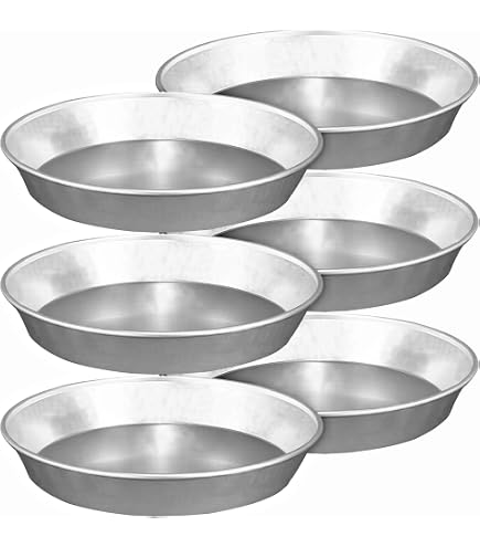 Wilton Stampo Tondo Per Torte 20 Cm - Alluminio Antiaderente - Alto 5 Cm Per Strati Perfetti - 2