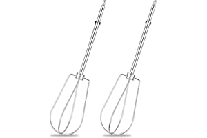 DMJJSD® Fouets pour Batteur à Main Rechange 2Pièce Fouet à émulsionner, Pièces et Accessoires Rechange Mélangeur À Main Mélangeur À Main pour Petit électroménager, Batteur électrique, Batteur Manuel