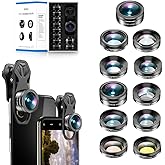 VILLCASE Objectif Professionnel 3 En 1 Fisheye Grand Angle Macro Pour