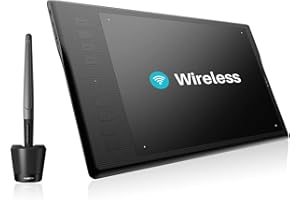 HUION INSPIROY Q11K Tablette de Dessin Graphique numérique à Stylet sans Fil (11 x 6.875 Pouces) avec 8192 Niveaux et 8 Touches Express, Idéal pour Le télétravail et la Formation en Ligne