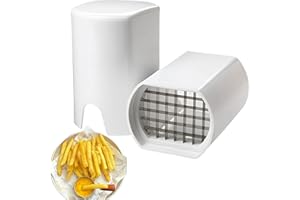 YTPAFK Stainless Steel Chip Cutter & Potato Chipper - Heavy Duty Vegetable Slicer for Perfect Homemade Crisps and French Fries - Kitchen Gadget with Safety Handle