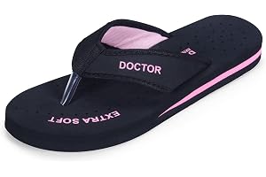 DOCTOR EXTRA SOFT Doctor Slippers for Women Orthopedic Diabetic Pregnancy Non Slip Lightweight Comfortable Flat Casual Stylish Dr Chappals and House Flip flops For Ladies and Girl’s D-22