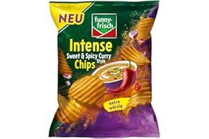 Funny-Frisch Intense Chips Sweet & Spicy Curry Style 110g