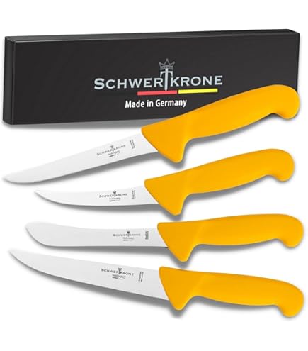Schlachtmesser Profi- Metzgermesser 3er Set Mit Soft Ergo Griff