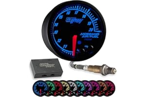 GlowShift Elite 10 Series Wideband Air/Fuel Gauge by GlowShift