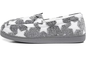 The Slipper Company Grey Womens Moccasin Slipper